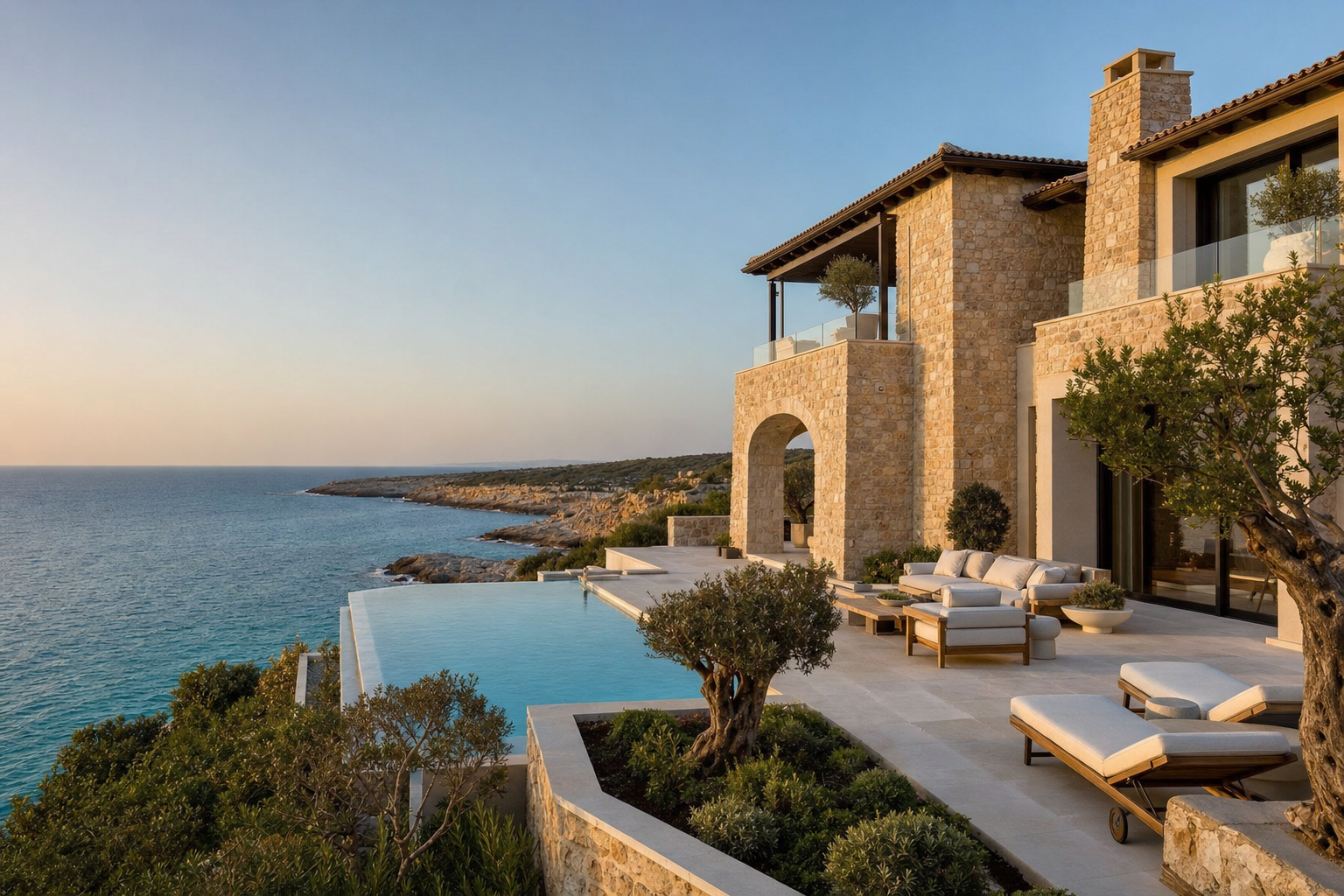 Coastal stone Cyprus villa